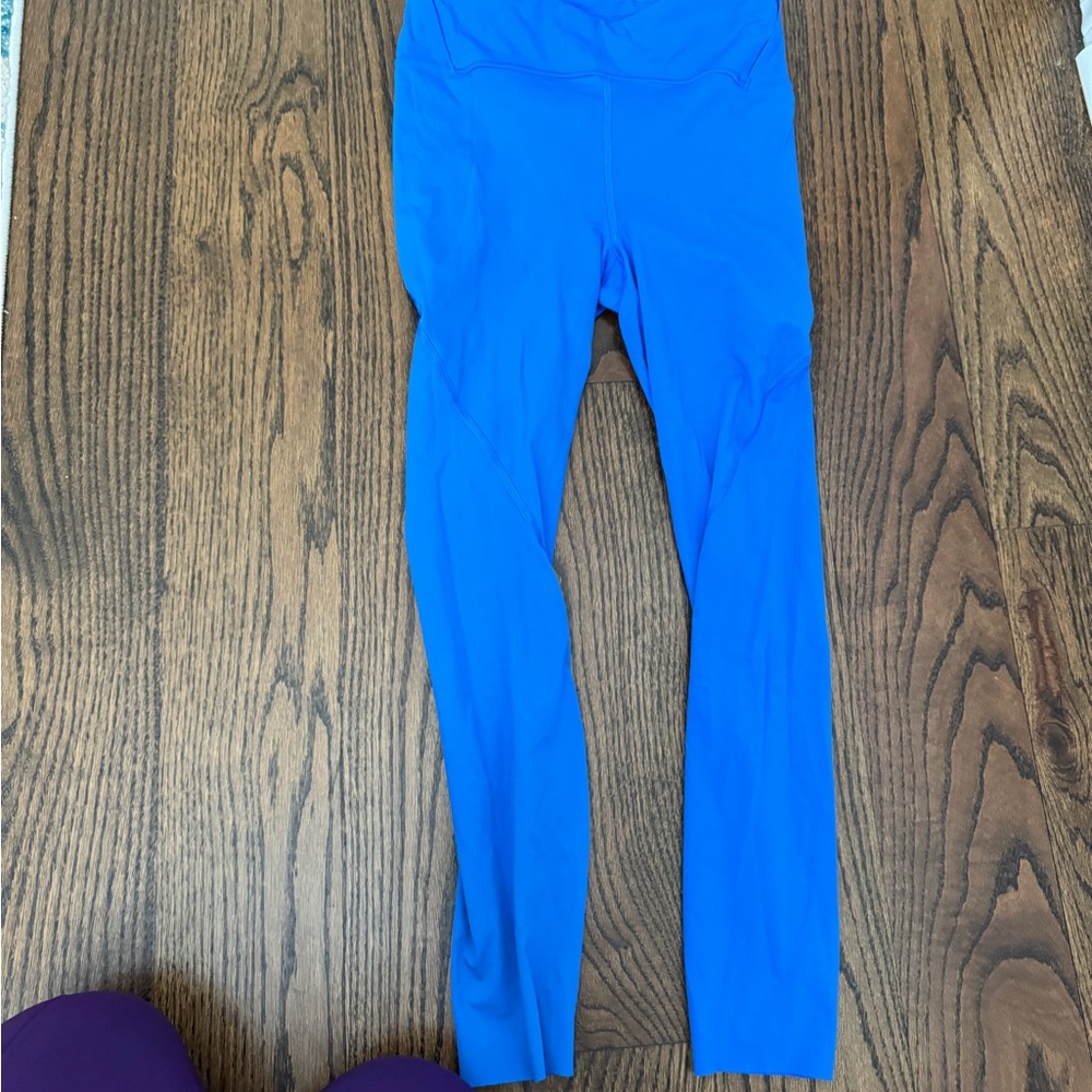 lululemon athletica Vibrant Blue Leggings Free To Speed size 6